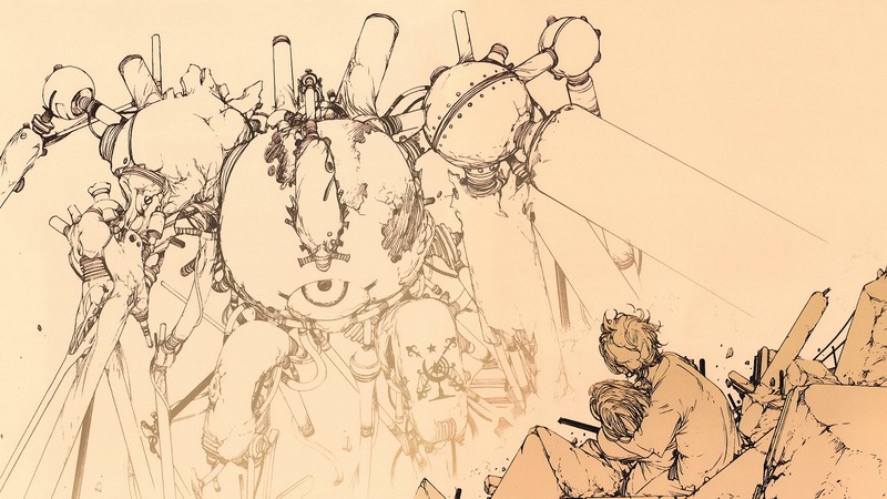 《蒸汽朋克风动漫插画合集 战斗场景拉满！》