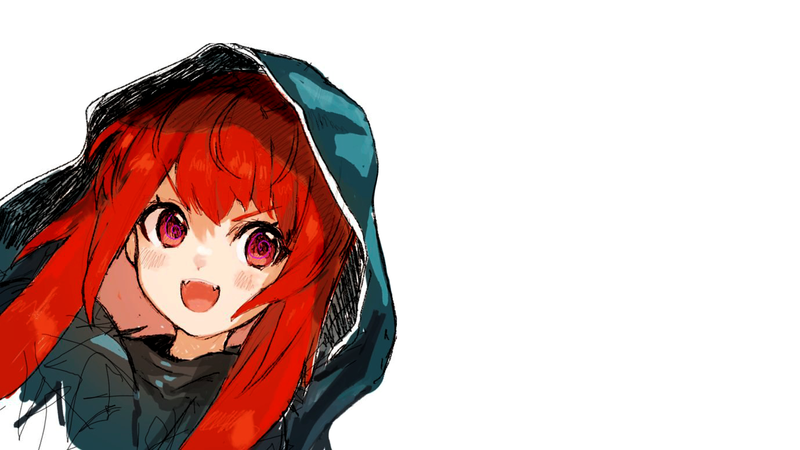 红发二次元少女壁纸合辑