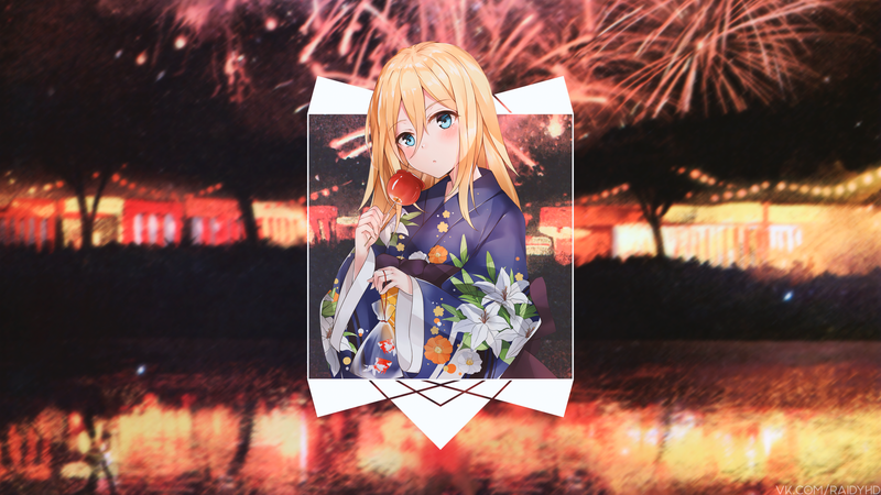 杀戮天使瑞吉儿高清壁纸 画中画效果