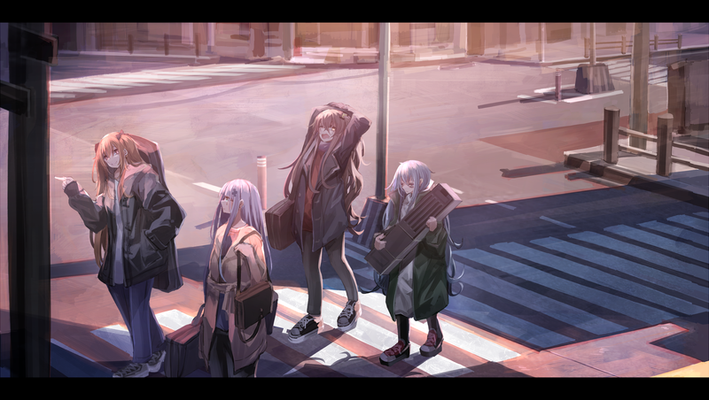 少女前线女团绝美同人插画壁纸合集