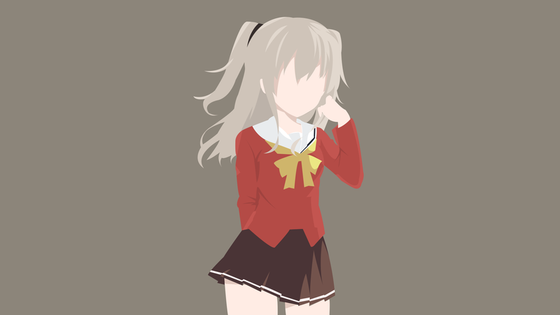 友利奈绪绝美壁纸！极简风拉满的校服少女太戳了