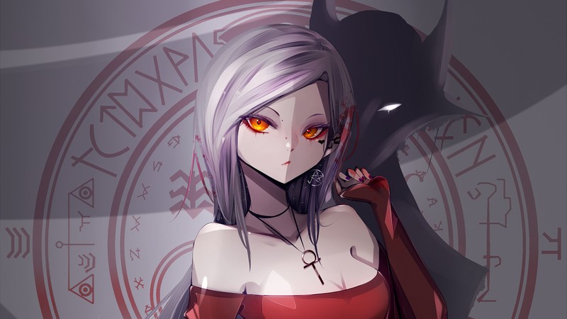 这组DeviantArt的动漫少女壁纸超绝