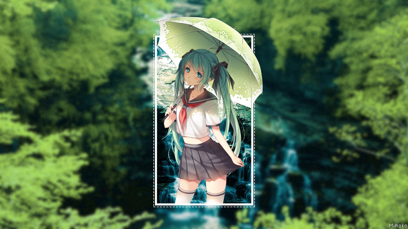 这组二次元壁纸太绝了！画中画氛围感拉满