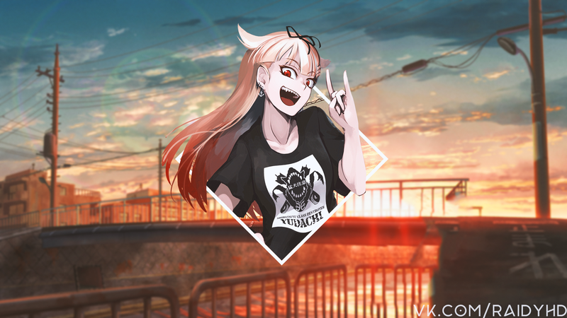 舰队收藏舰娘夕立画中画壁纸