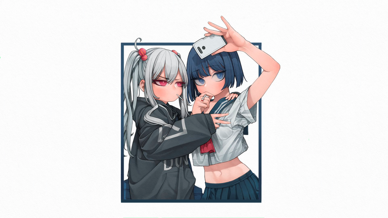 多款动漫少女壁纸分享