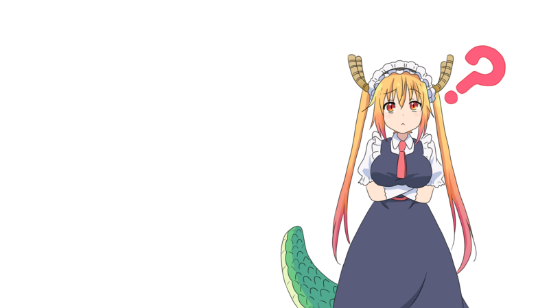 《小林家的龙女仆》托尔&康娜女仆装壁纸合集