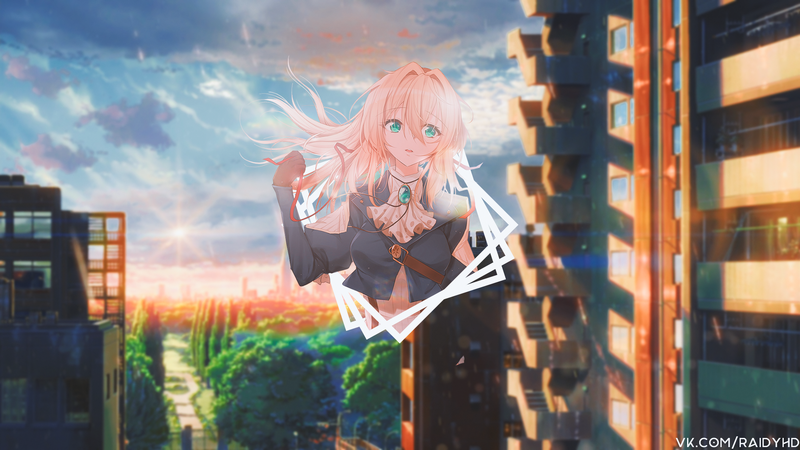 薇尔莉特绝美壁纸合集 画中画风格太绝了