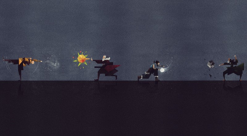 动漫降世神通主题壁纸分享 高清动漫少女简约背景