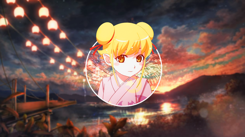 化物语系列画中画动漫少女壁纸合集