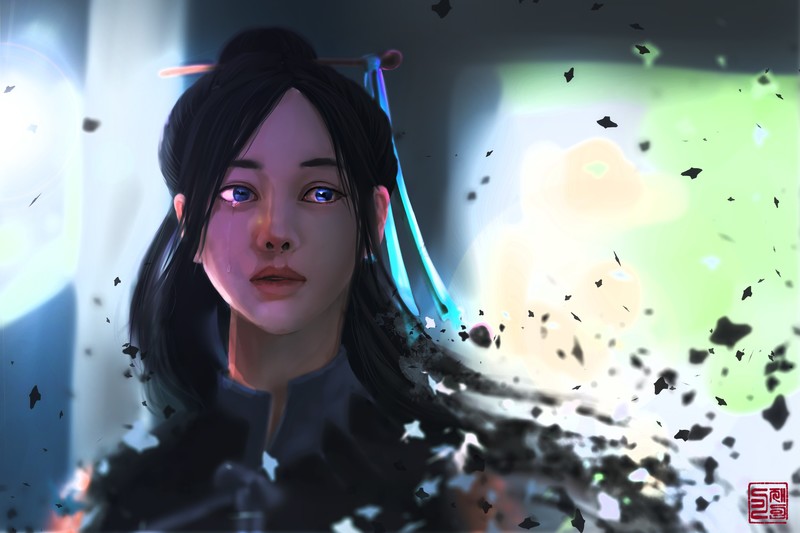 一组超绝DeviantArt高清二次元少女壁纸