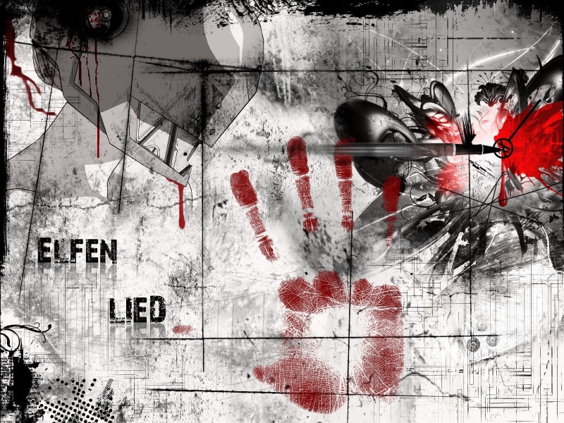 《妖精的旋律》露西720P高清动漫手机壁纸