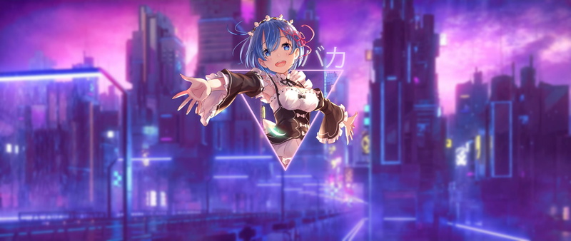 博人传桃式、Re0拉姆雷姆相关动漫三角组合高清壁纸