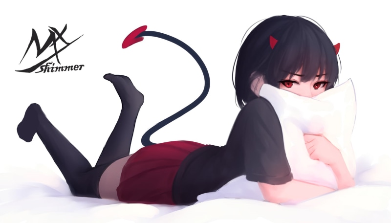 画风清新的动漫恶魔少女壁纸合集