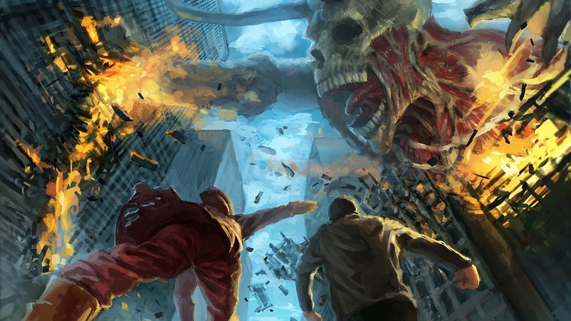 进击的巨人高清动漫壁纸来了