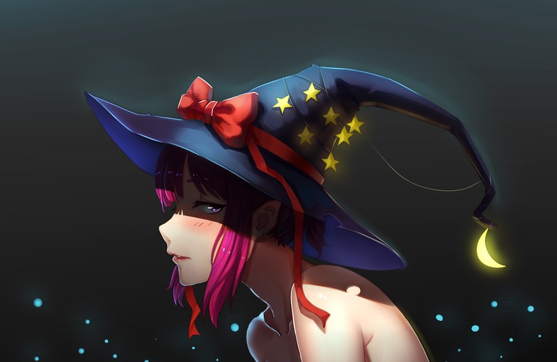 超绝动漫少女壁纸合集 戴帽子的二次元美少女高清壁纸