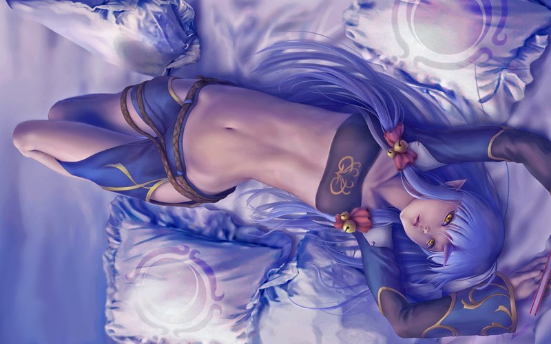 这套动漫少女壁纸合集 太绝了