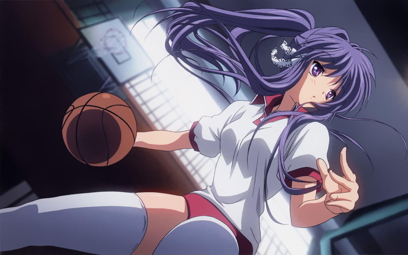 《Clannad》藤林杏绝美壁纸合集 红发紫衫造型全收录