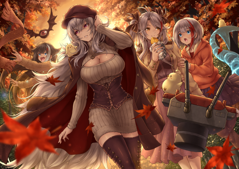 碧蓝航线铁血舰娘同人插画合集