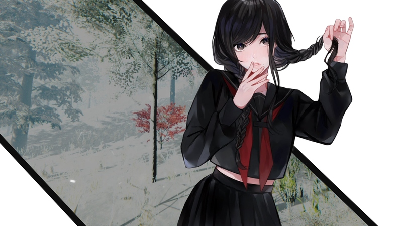 多款水手服动漫少女高清壁纸合集