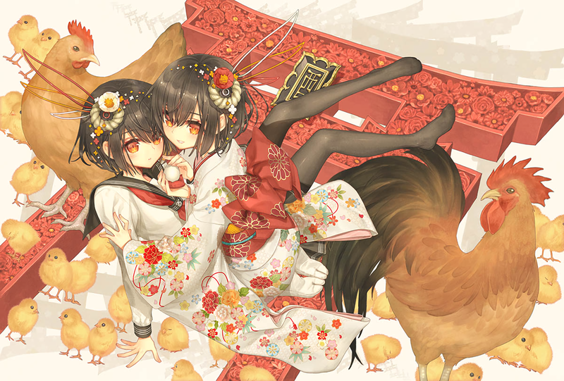 多款二次元动漫少女漫画风高清壁纸
