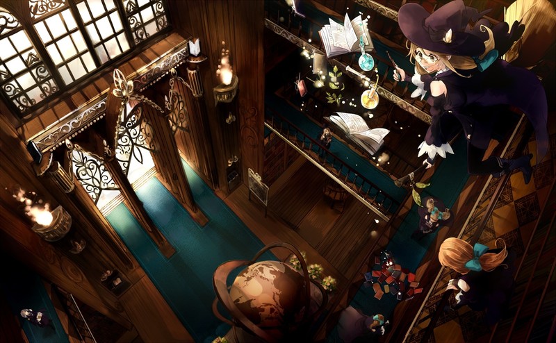 绝了！这套万圣节女巫风二次元壁纸直接戳中审美点