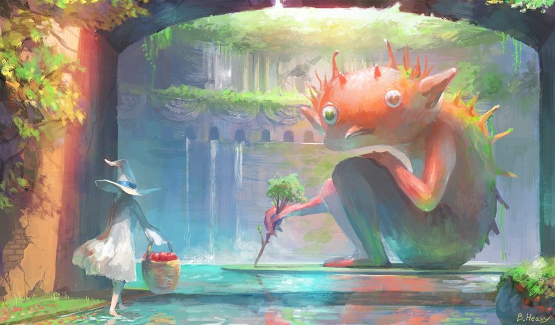 动漫奇幻生物 高清壁纸