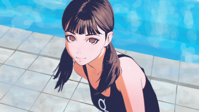 画师Ilya Kuvshinov的二次元少女数字艺术壁纸合集