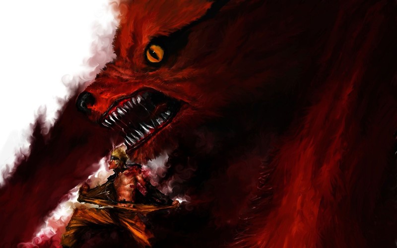 火影忍者疾风传 带黄眼尖牙的动漫生物壁纸