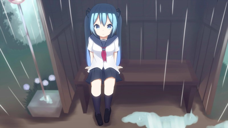穿校服的初音未来来了 多款高清壁纸任你挑
