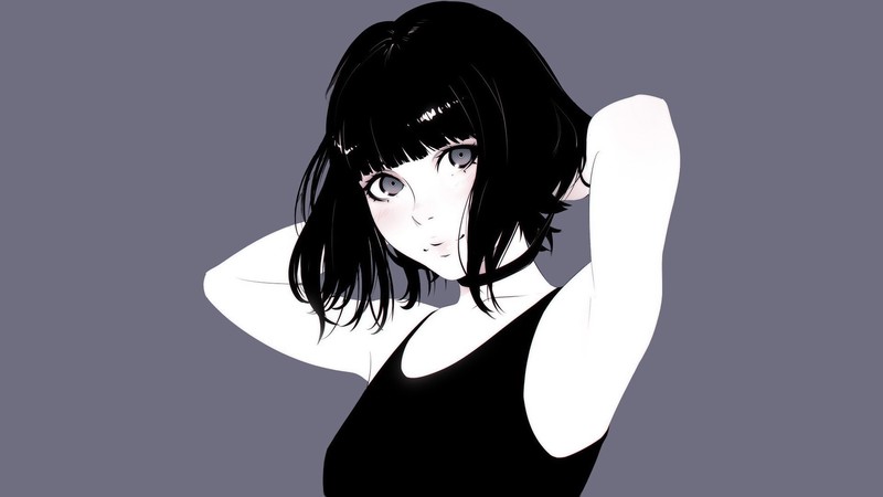 Ilya Kuvshinov笔下的短发少女壁纸合集