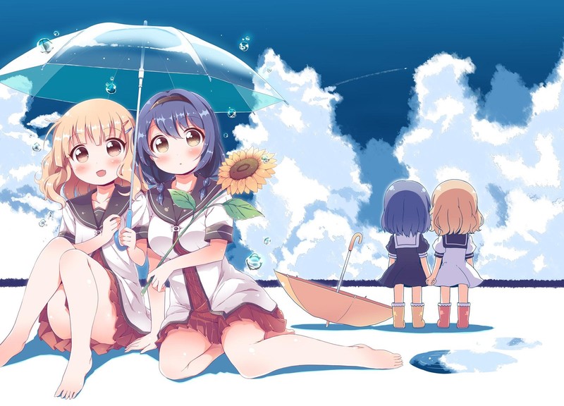 摇曳百合同人壁纸合集