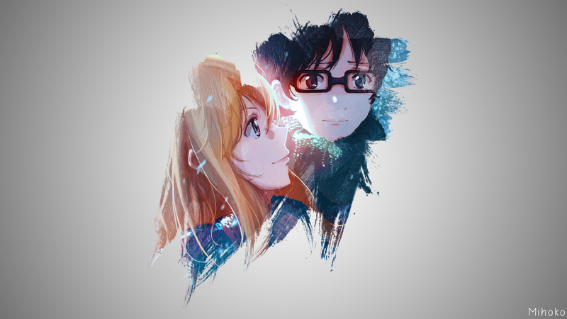 《四月是你的谎言》高清壁纸合集，男女角色都有哦