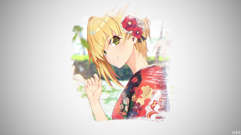 动漫少女宫本芙蕾德丽卡高清壁纸