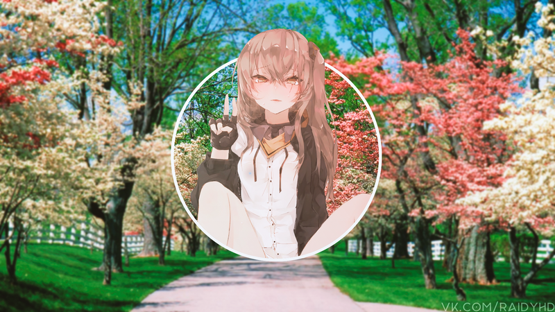 第一行标题：多款画中画效果二次元少女高清壁纸合集