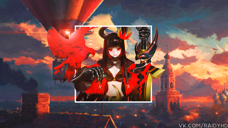 这款动漫少女画中画壁纸合集超养眼