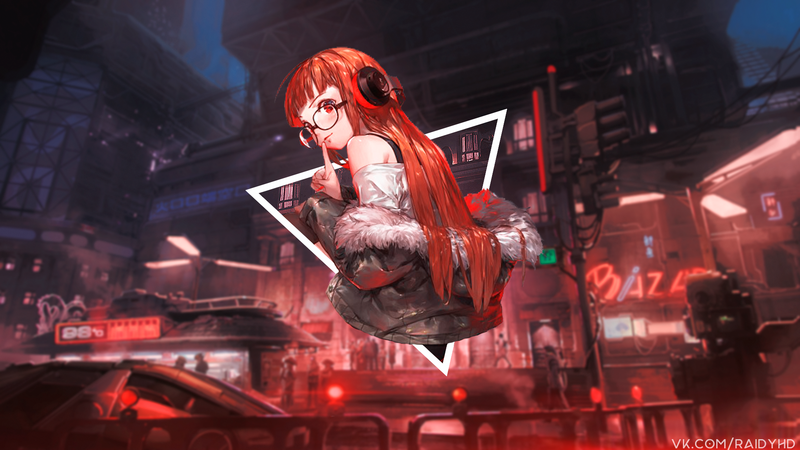 霓虹画中画！女神异闻录5全员高清壁纸合集