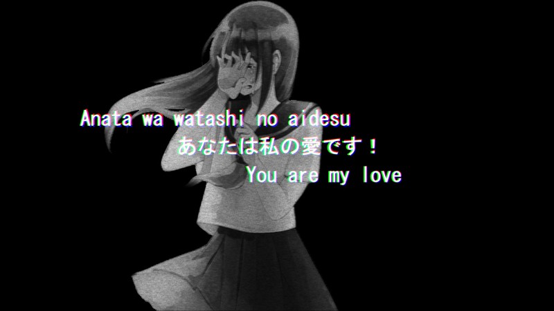 心碎 glitch艺术：日系少女动漫壁纸合集