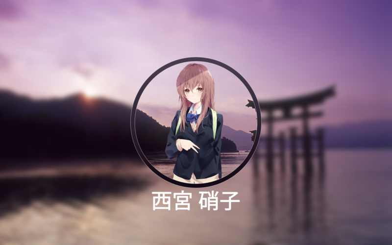 声之形西宫硝子 日本动漫高清壁纸