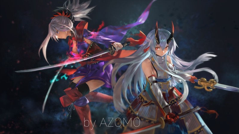 Azomo出品刀剑美少女高清壁纸