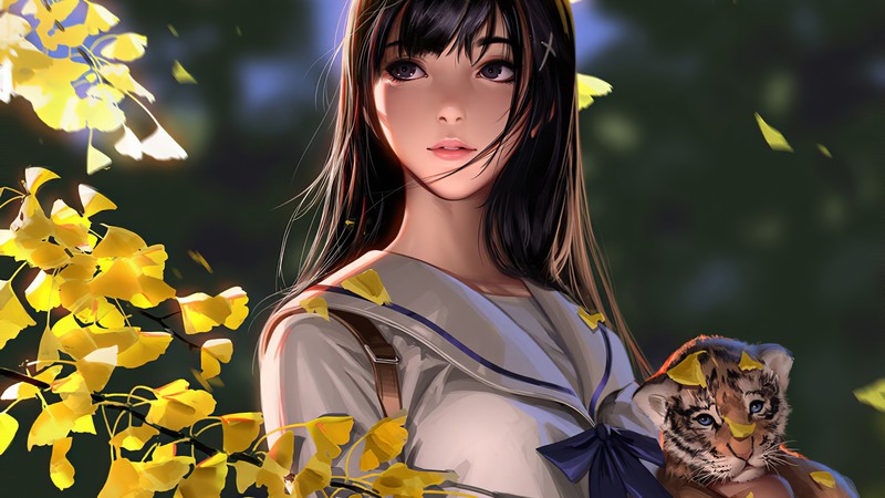 这组壁纸的主角全是软乎乎的幼崽！