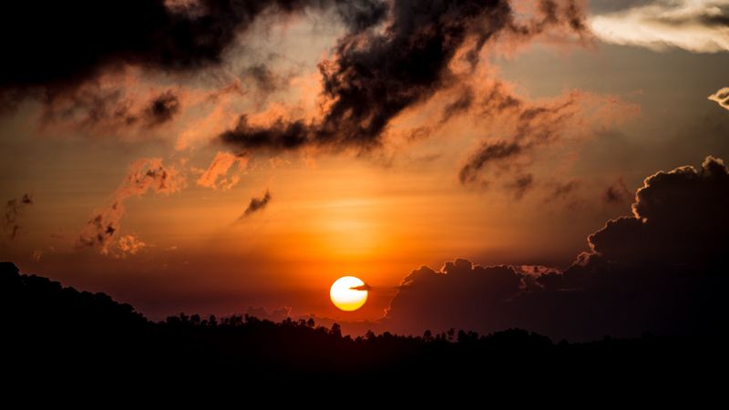 绝美黄昏落日4K壁纸合集