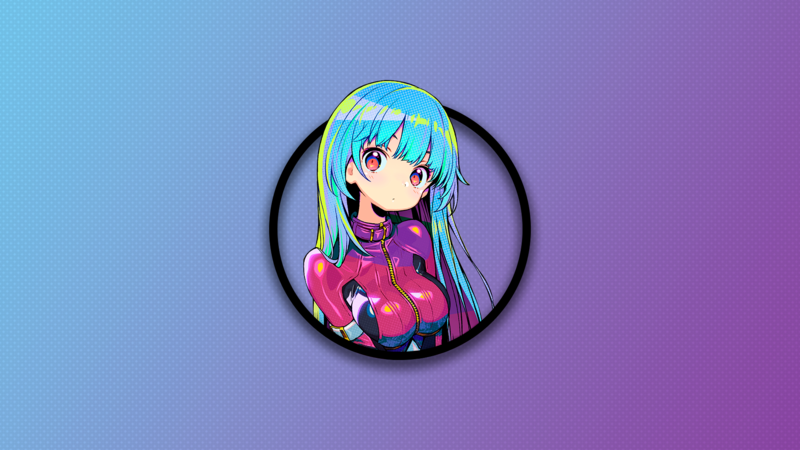 拳皇库拉·戴雅萌多 二次元女生壁纸 松石蓝发色高清图