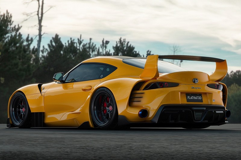 这款黄 Toyota 汽车高清壁纸合集