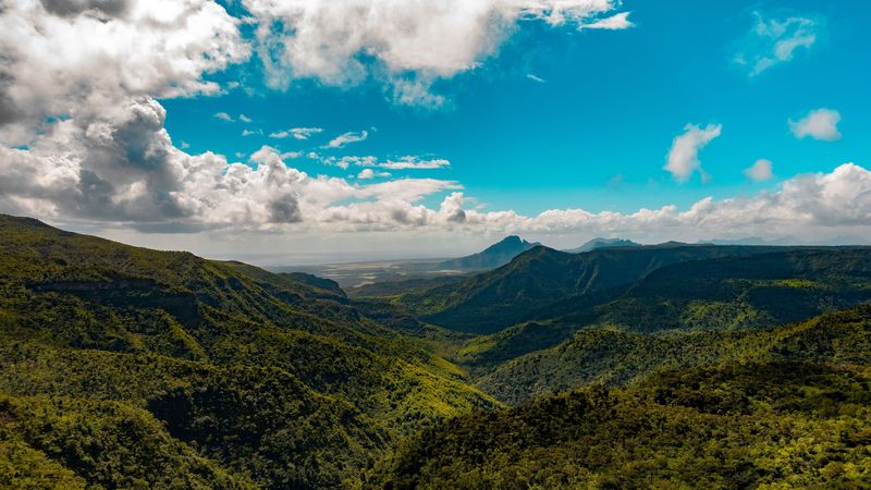 高空俯瞰山野云林壁纸合集