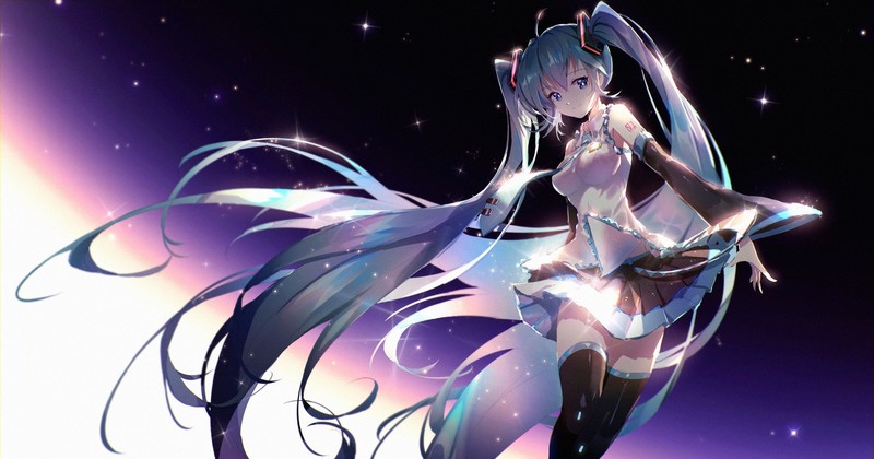 快看！初音未来的绝美2D同人壁纸合集