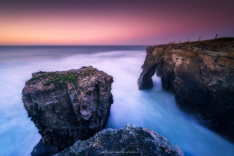 绝美黄金时刻海岸航拍壁纸