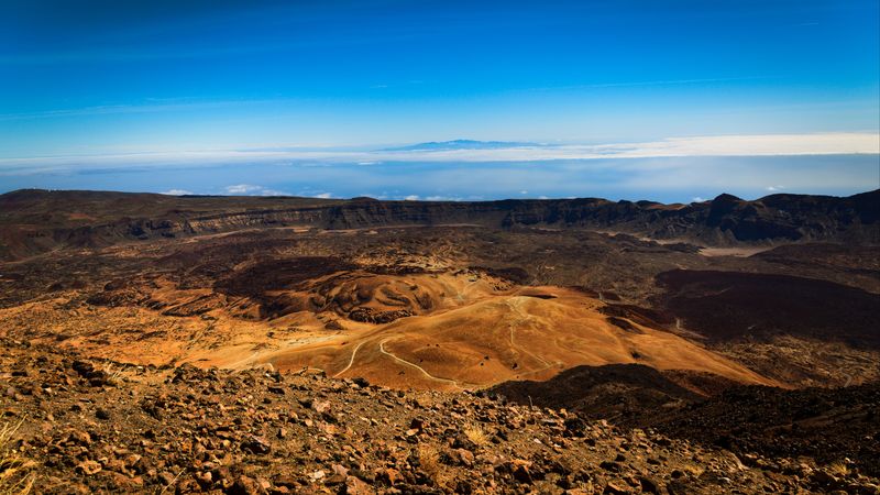 绝美的火山地貌星空壁纸合集