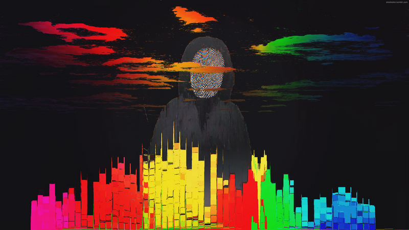 故障艺术抽象都市壁纸