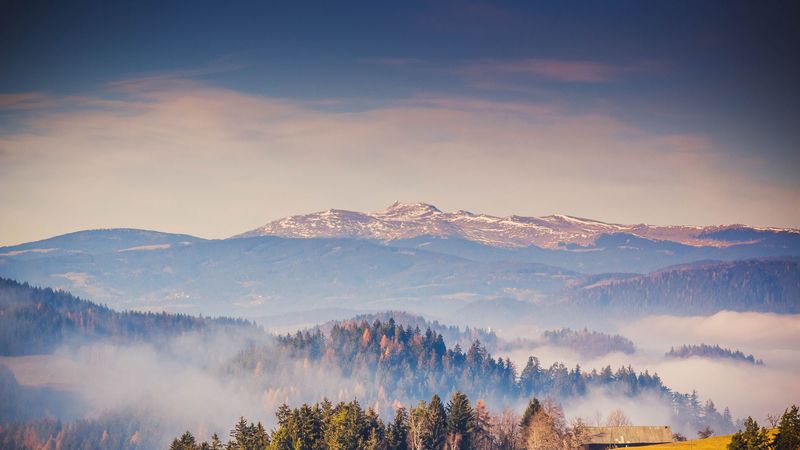 云雾缭绕山林间 4K绝美自然壁纸
