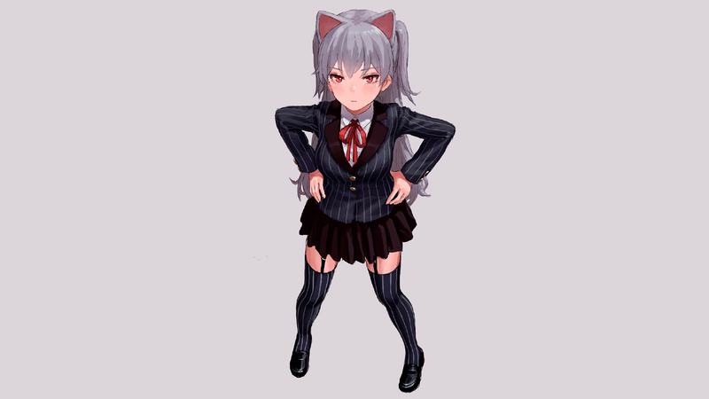 多款猫耳动漫少女壁纸合集